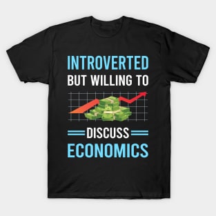 Introverted Economics Economy Economist T-Shirt